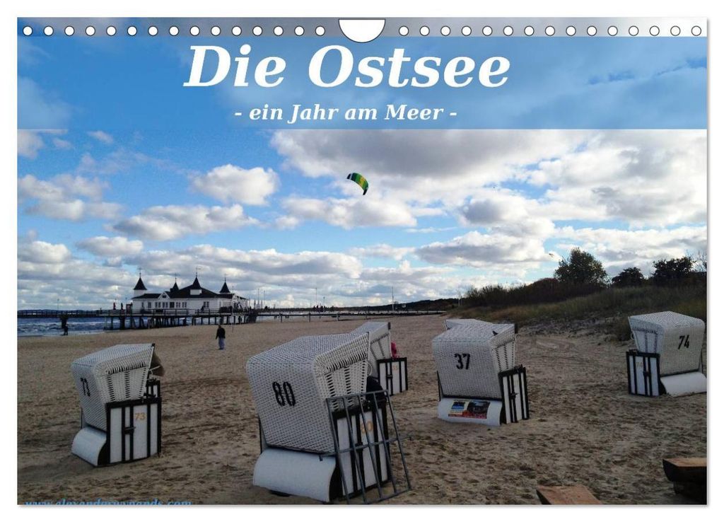 Die Ostsee - Ein Jahr am Meer (Wandkalender 2027 DIN A4 quer), CALVENDO Monatskalender