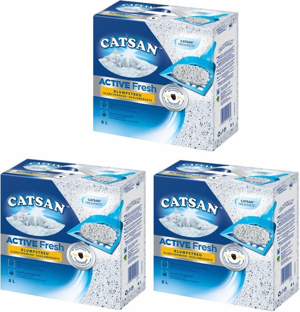 Catsan Katzenstreu Active Fresh, 3 Packungen Kaufland.de