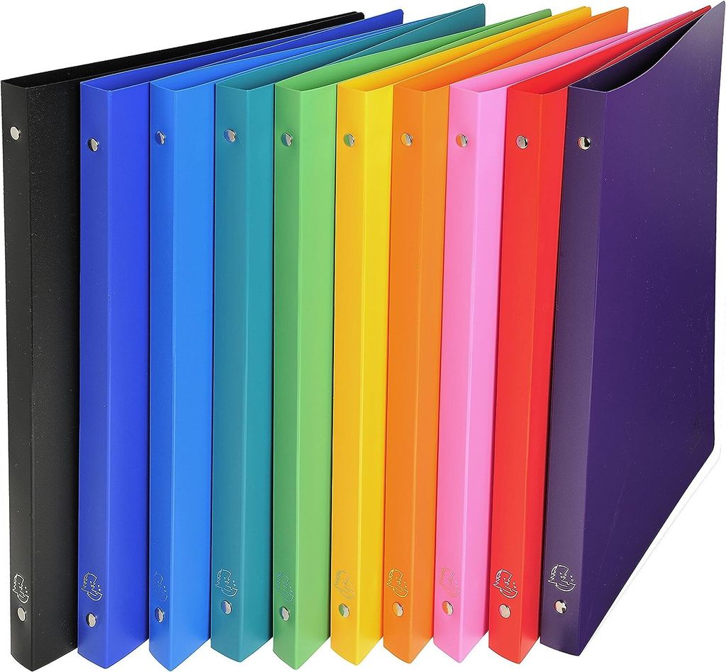 Raccoglitore ad anelli A4 PP 2 anelli 15mm assortiti Immagine del prodotto 