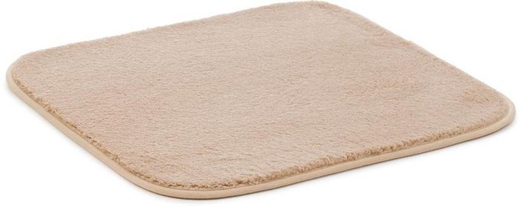 Gözze Badteppich Rio Premium sand WC-Vorleger mit Ausschnitt 45 x 50cm
