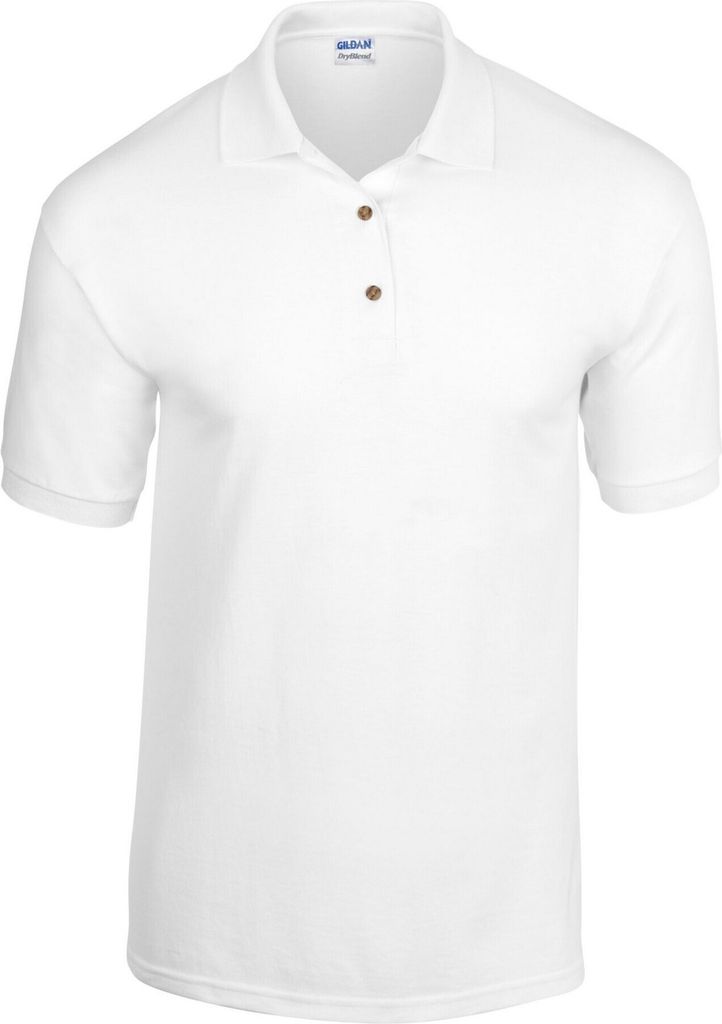 Gildan - Poloshirt für Herren PC6311 (XL) (Weiß)