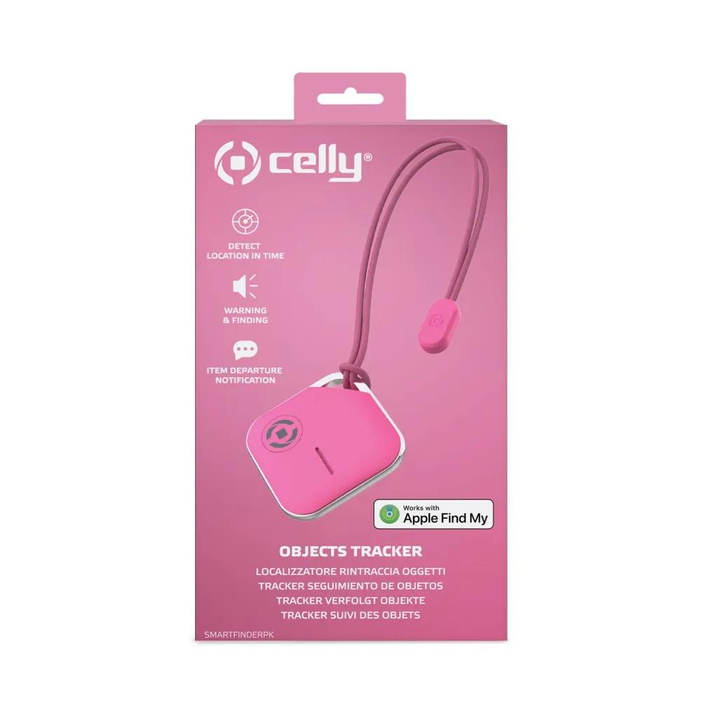 Retrouvez vos Objets Perdus : Celly SMARTFINDERPK Traceur GPS Rose - 3