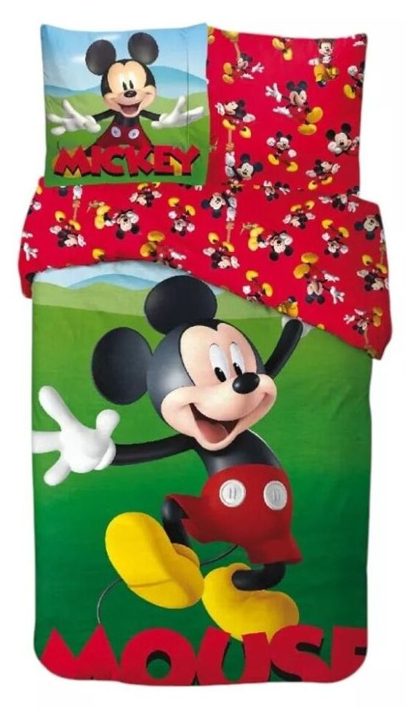 Mickey Mouse Garden Bettbezug - Einzel - 140 x 200 cm - Baumwolle
