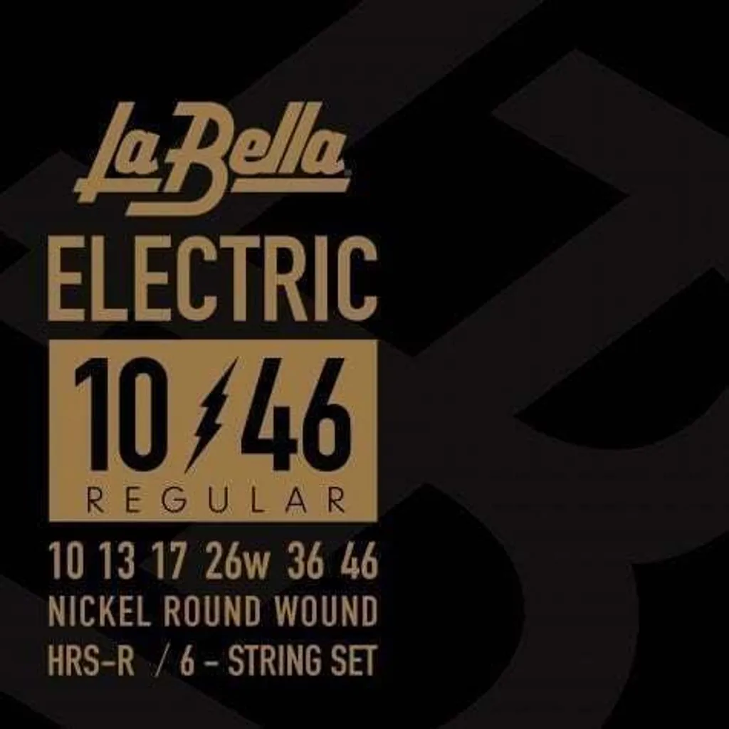 Cordes pour guitare électrique en nickel La Bella 10-46