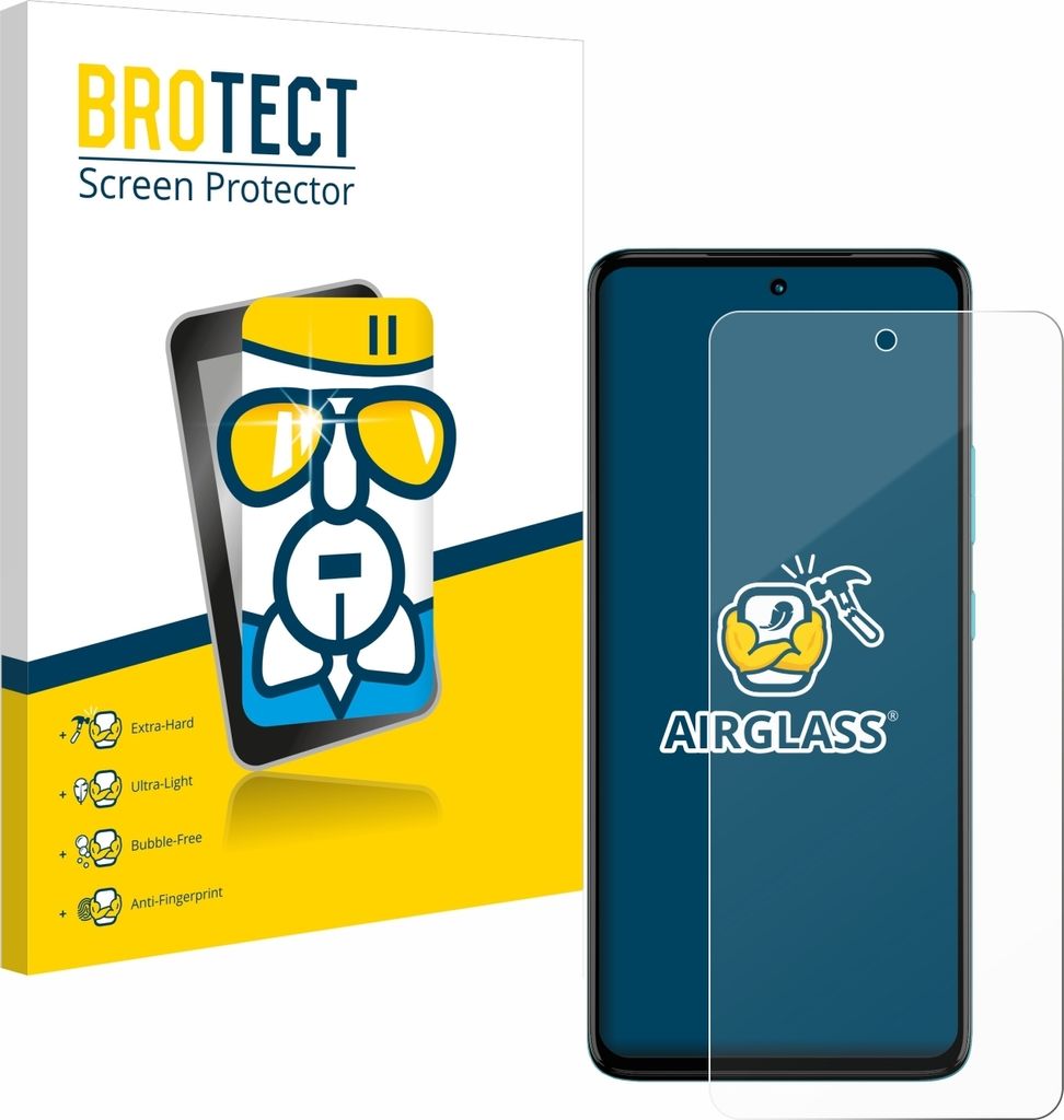 BROTECT Schutzglas für Motorola Moto G72 Schutzfolie Panzer Folie Glas Display Schutz klar