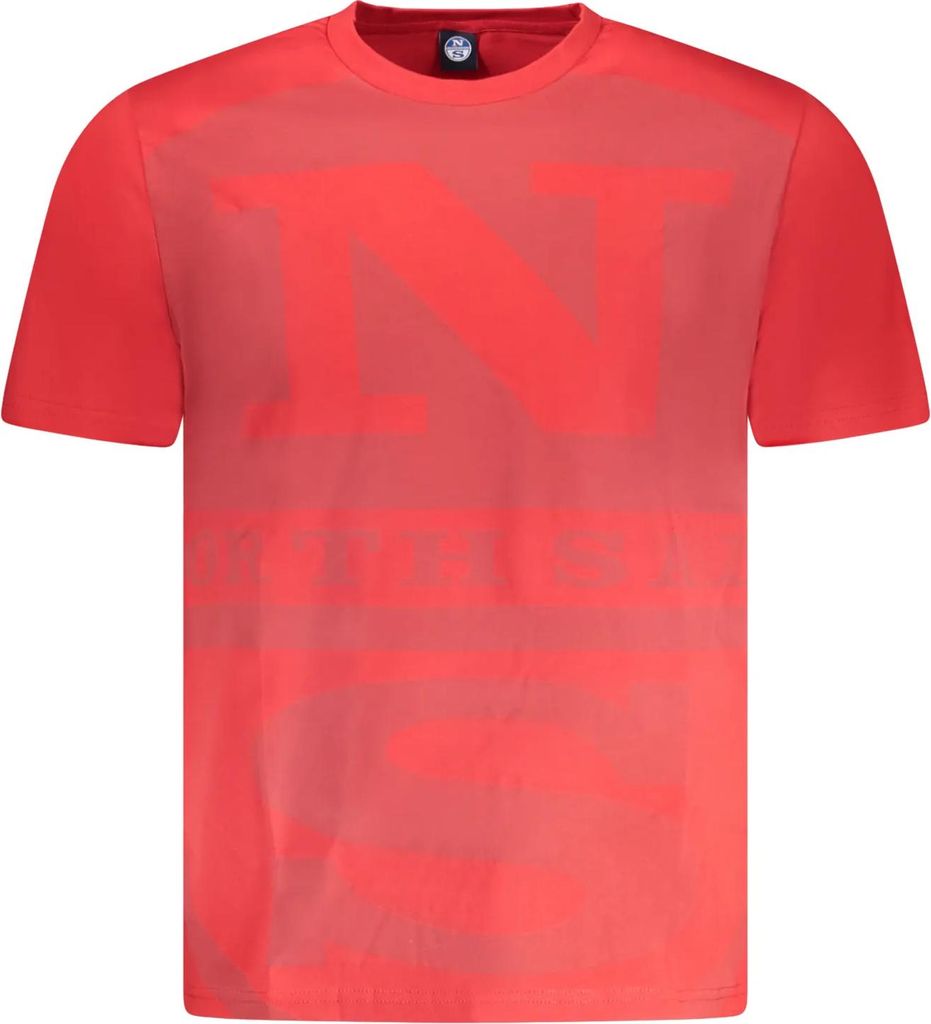 Kurzarm TShirt Rundhals Logo Druck North Sails 996019000 : Größe - S Größe: S