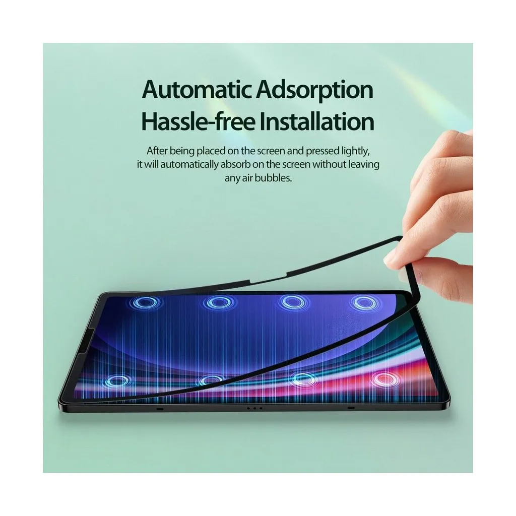 Pellicola Professionale Samsung Tab S9 FE Plus | Anti-Impronta e Antiriflesso - 4