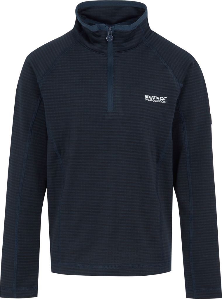 Regatta - "Berley" Fleece-Oberteil mit halbem Reißverschluss für Kinder RG4502 (128) (Marineblau)