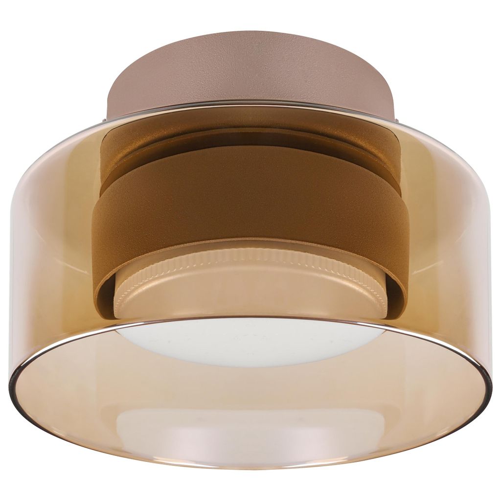 MasterLED Deckenleuchte 1-flammig GX53 Kaschmir Amberglas Produktbild 