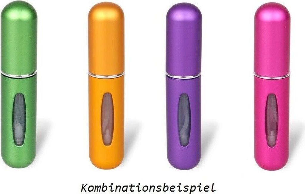 Owlyee Parfümzerstäuber 20 Ml - Reise-Sprühflasche Mit Versenkbarer Düse (grau)