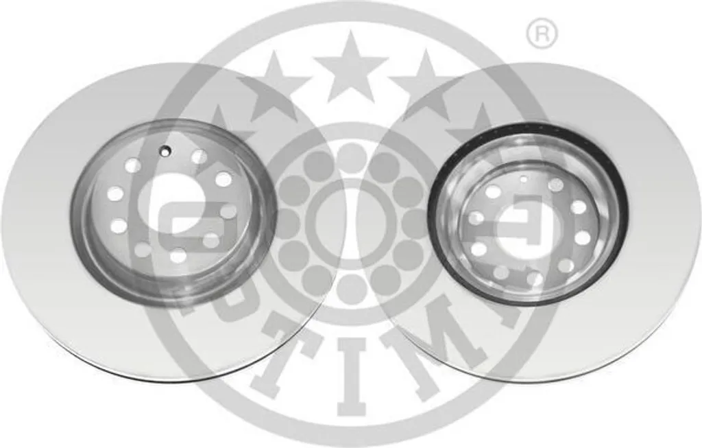 2x Disques de frein avant OPTIMAL BS-8712HC pour VW Passat Tiguan