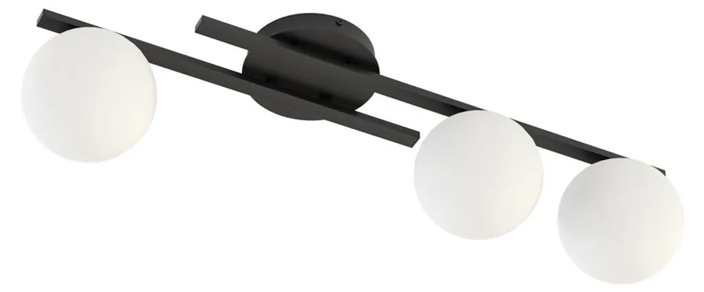Suspension Métallique 3xE14 KAIRO Bicolore Design Géométrique 74 cm