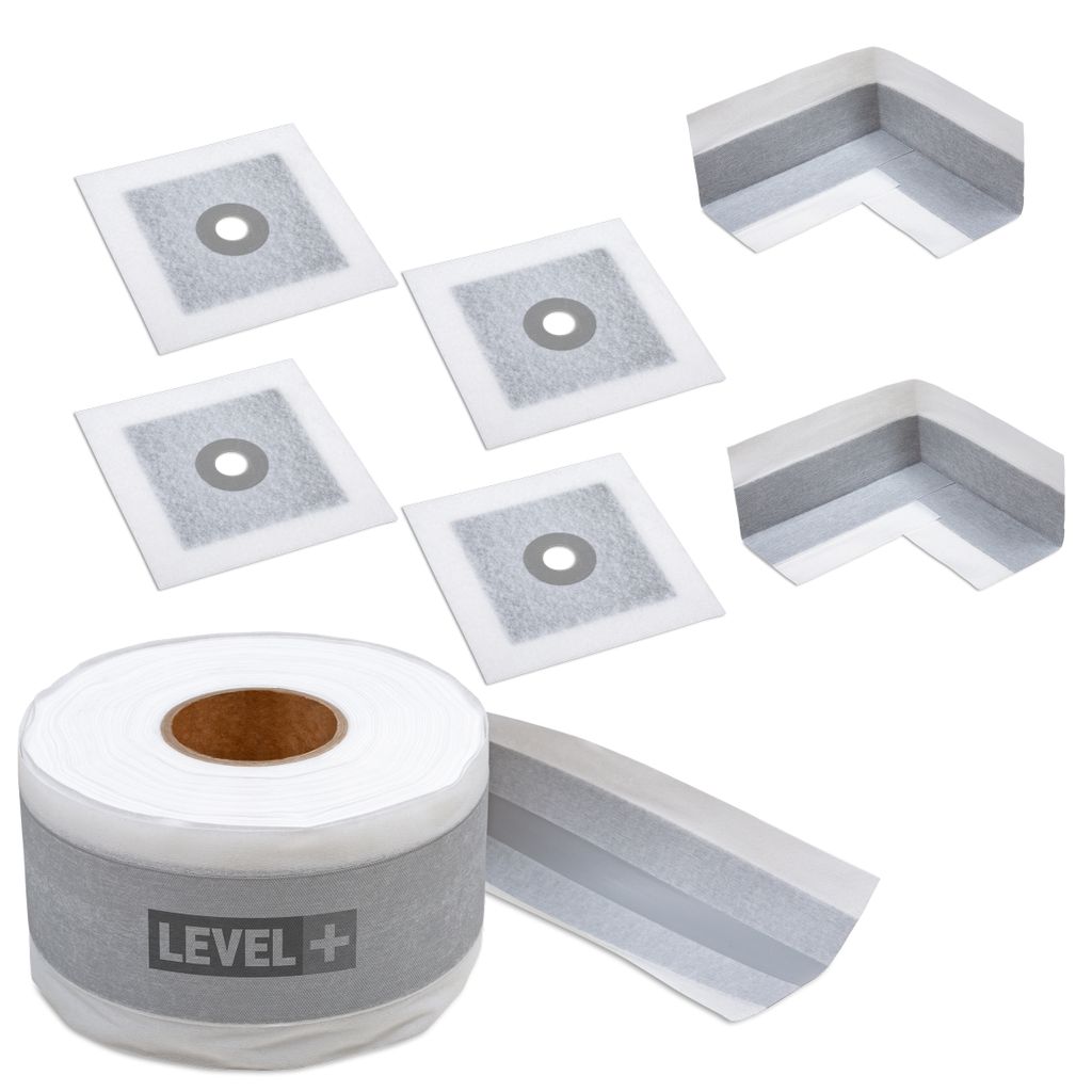 Dichtset Bandset Manschetten Dichtband Elastische Zone Dichtecken Ausdehnbar LEVEL+ EZ6