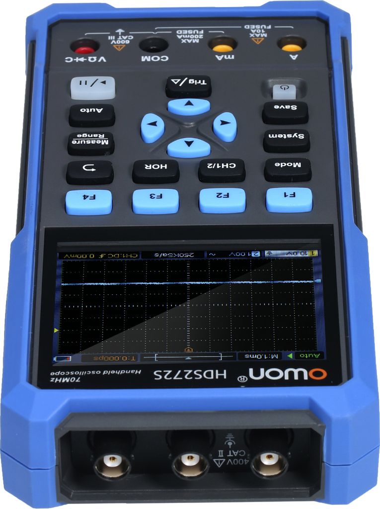 OWON HDS272S Osciloskop Multimetr Generátor tvaru vlny 2CH Obrázek produktu 6