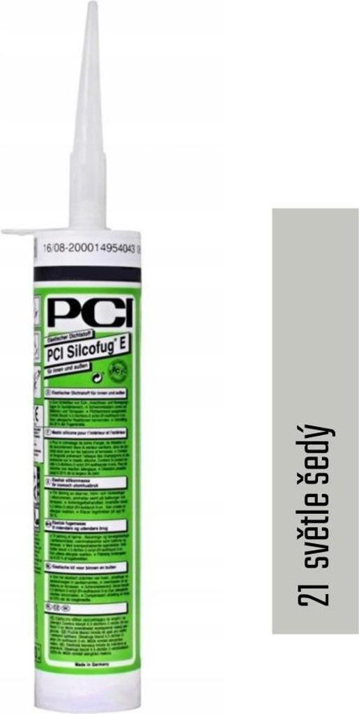 PCI Silcofug E Elastischer Dichtstoff 310ml Hellgrau Produktbild 