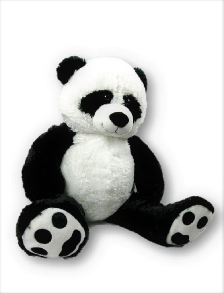 Panda Bär 30 cm groß Kuscheltier Teddy Pandabär Teddybär Stofftier 