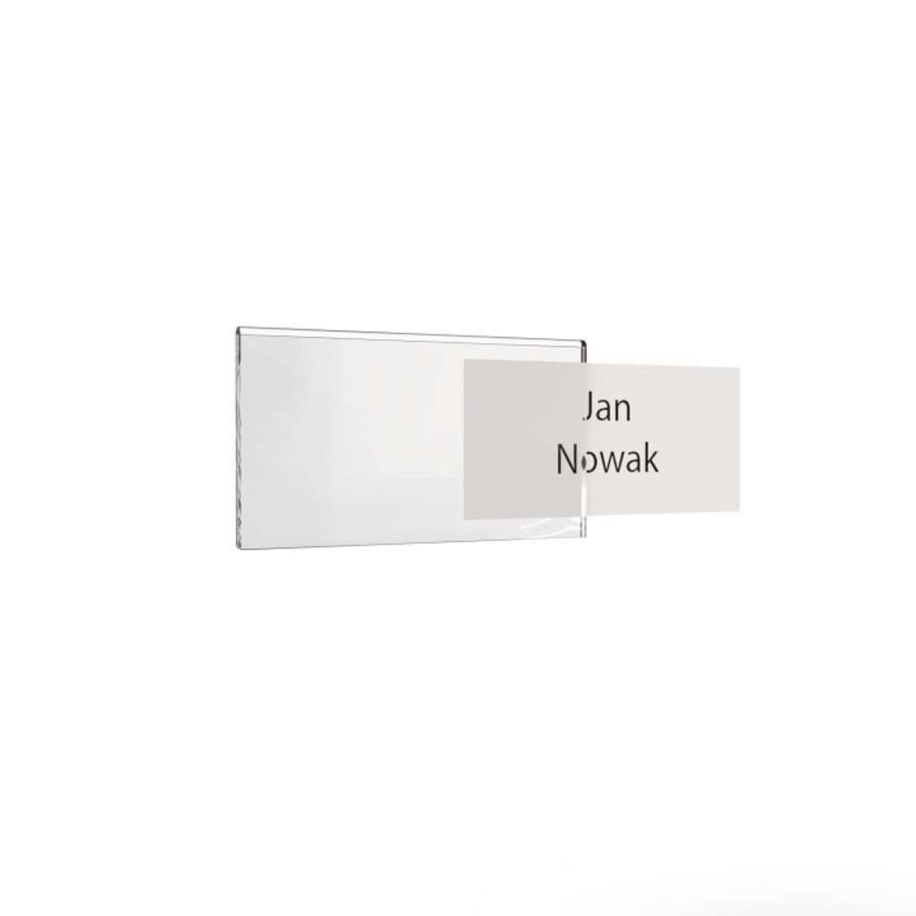 50 stk Schutzeinlage für Visitenkartenhalter für Jan Nowak Möbel 59x33 mm