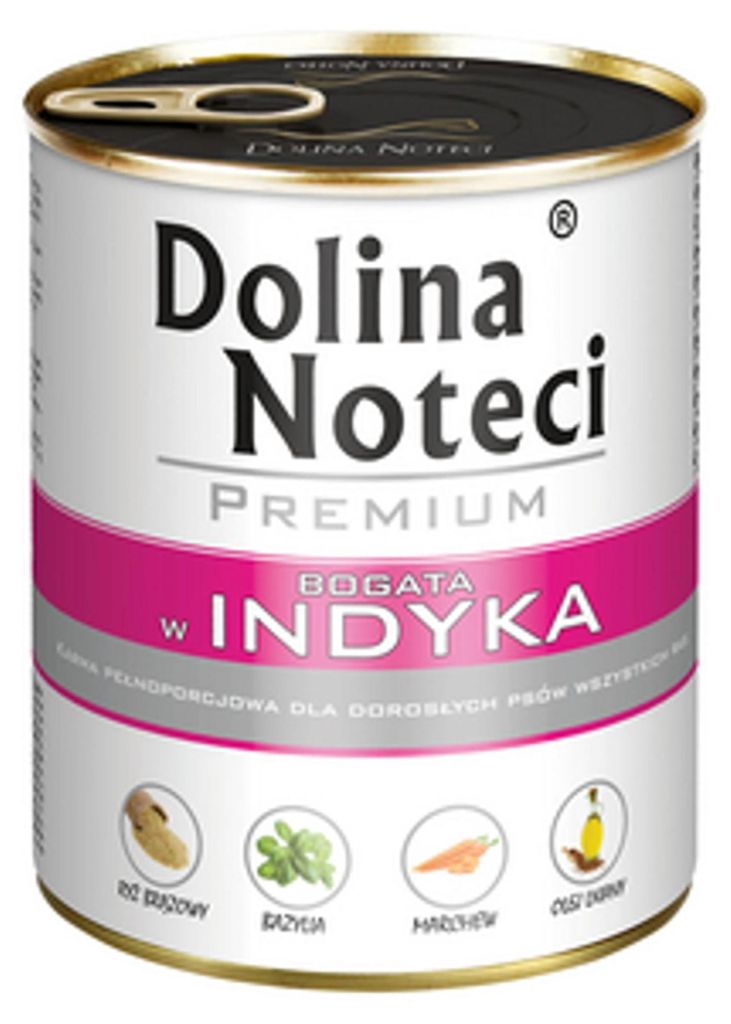 Dolina Noteci Premium Indyk - Mokra Karma dla Psa - 800g Zdjęcie produktu 
