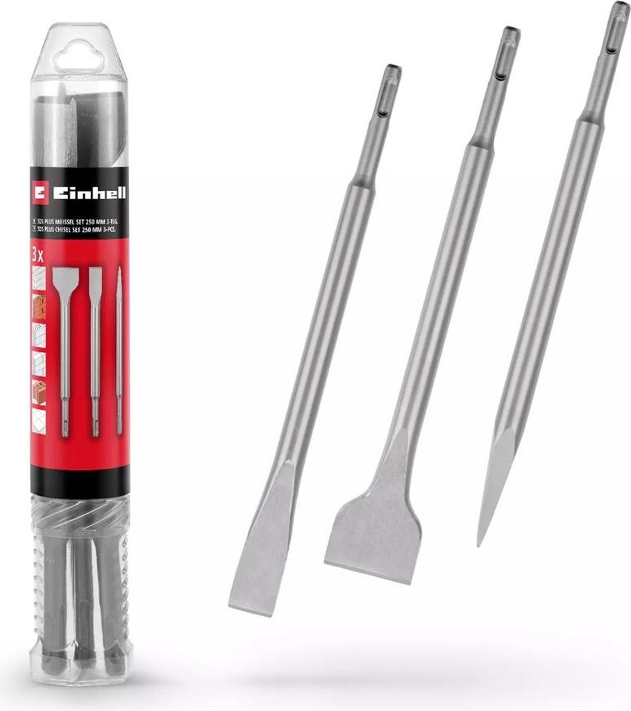 Coffret de burins SDS Plus , 3 pièces Image du produit 
