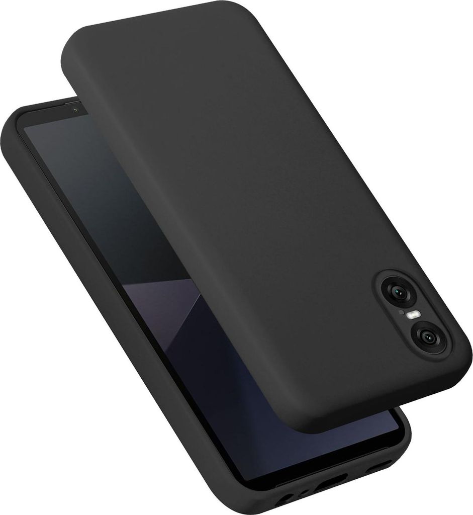 Cadorabo Hülle für Sony Xperia 10 VI Hülle Silikon Handyhülle Case aus flüssigem Silikon, Kratzfeste und stoßfeste Schutzhülle für Sony Xpe...