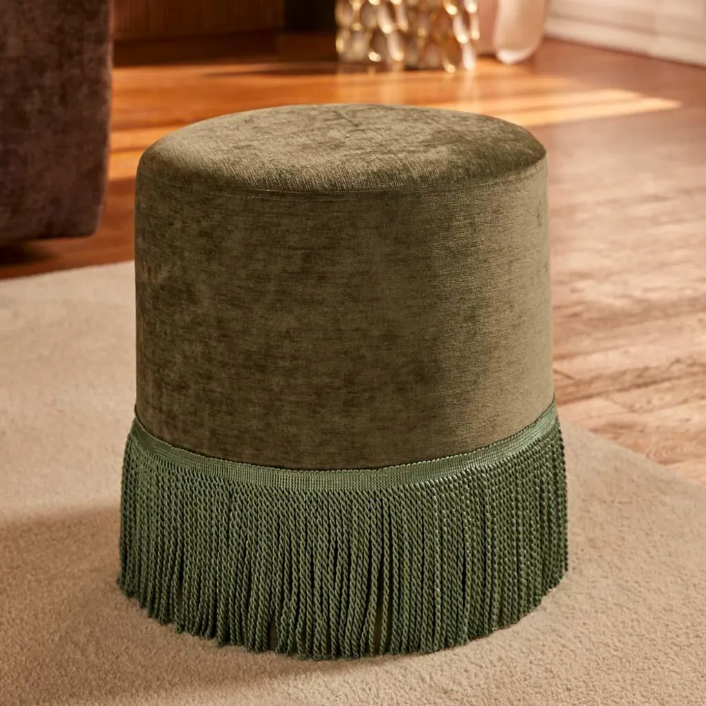 Petit Pouf Vert Aurel Eazy Living : Gagnez de la Place avec un Siège de Style