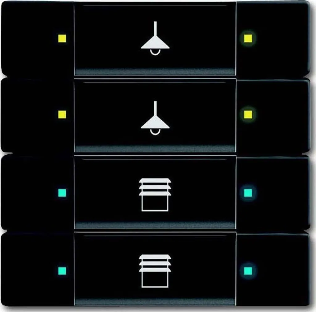 Contrôle Domotique KNX Centralisé Touche Sensorielle Busch-Jaeger 4/8x