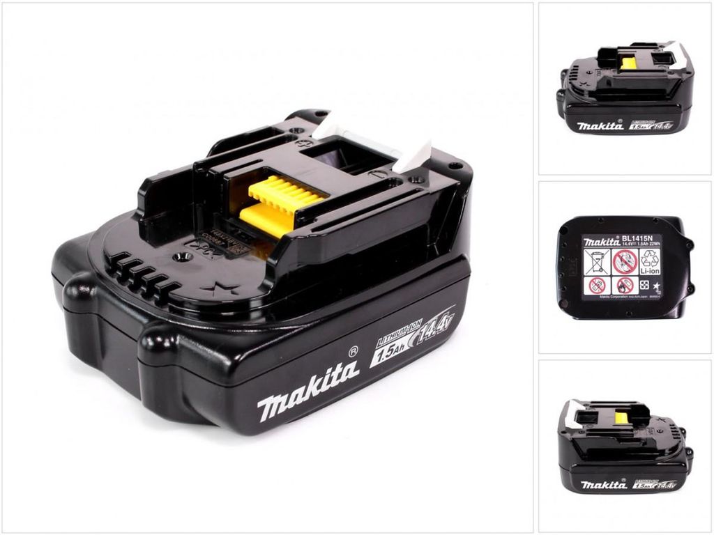 Makita BL1415N, Bateria, Litowo-jonowa (Li-Ion), 1,5 Ah, Zdjęcie produktu 