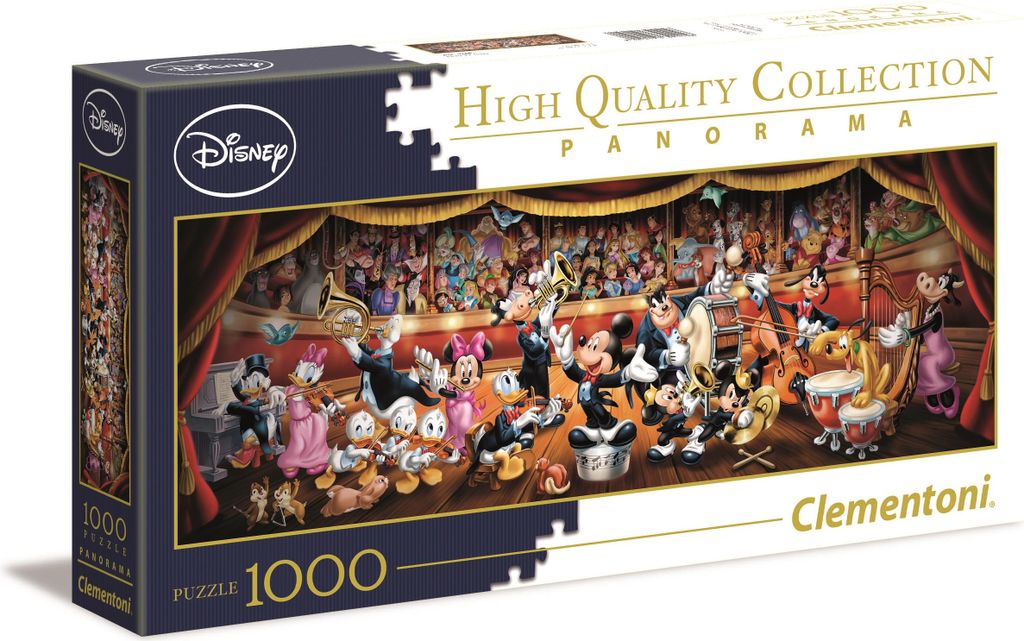 Clementoni Panorama Puzzle Disney Orchester 1000 Teile Produktbild 
