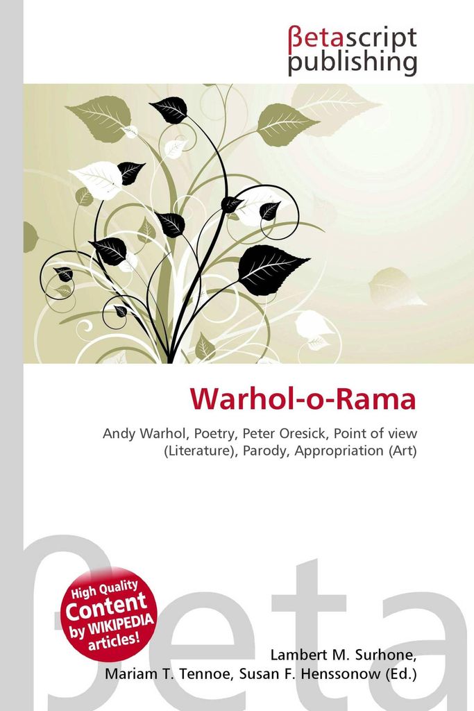 Warhol-o-Rama
