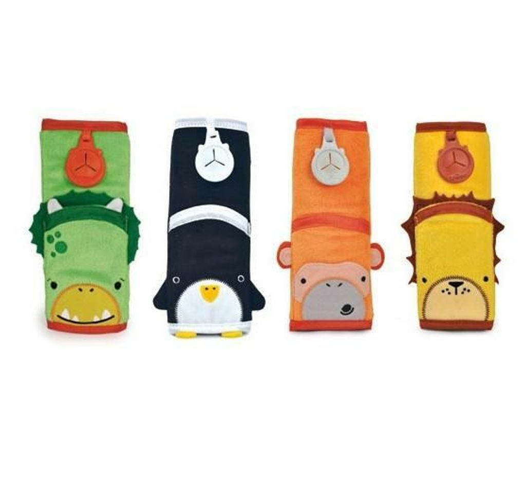 Trunki 10601, Brązowy, Żółty, Osłona na pasy fotelika Zdjęcie produktu 