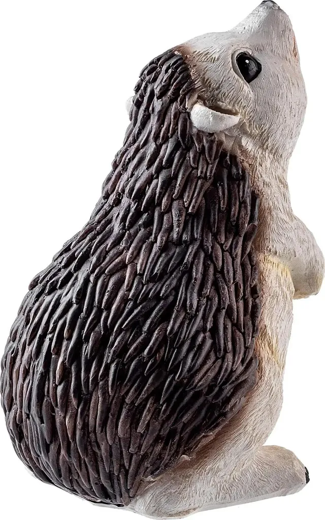 Statue de hérisson décorative pour jardin et terrasse 12 x 8 cm - 5
