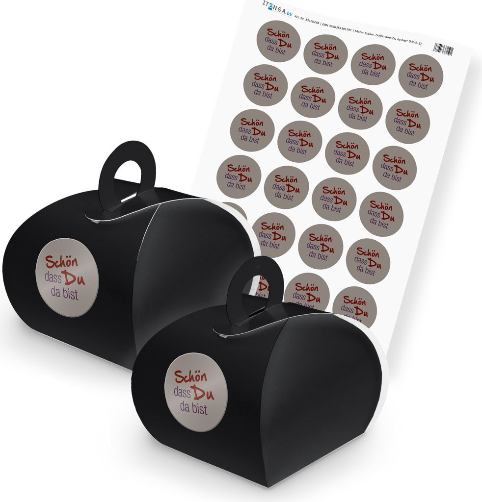 itenga SET Schön dass Du da bist (Motiv 6) 24x Produktbild 
