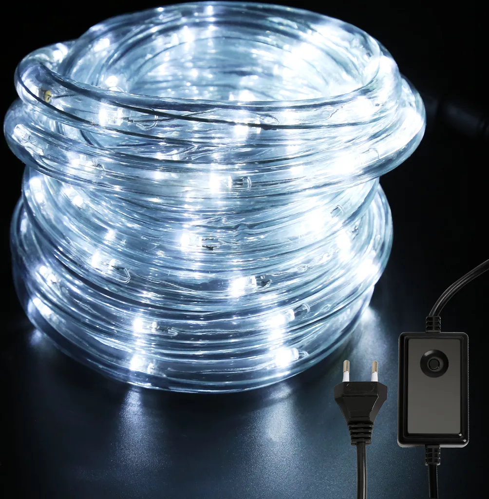 Hengda LED luce di corda set completo con accessori luci di fata illuminazione bianco freddo 30 metri LED per interni / esterni illuminazione natalizia decorazione luce di corda