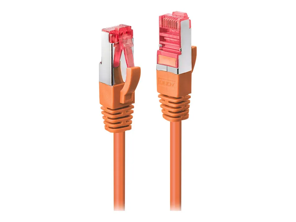 Cavo Ethernet Professionale LINDY 1,5m Cat6 S/FTP - Design Arancione