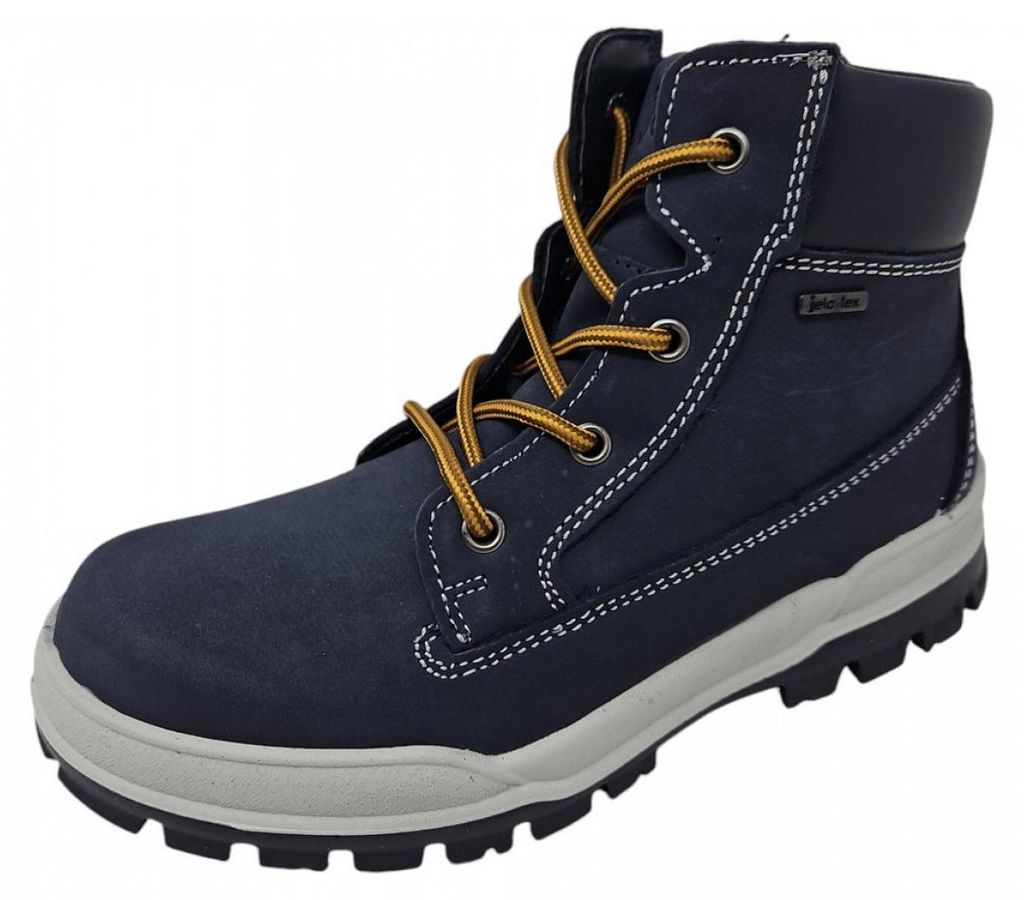 Jela Kinderschuhe Jungen Schnürstiefel Blau Freizeit, Schuhgröße:40 EU
