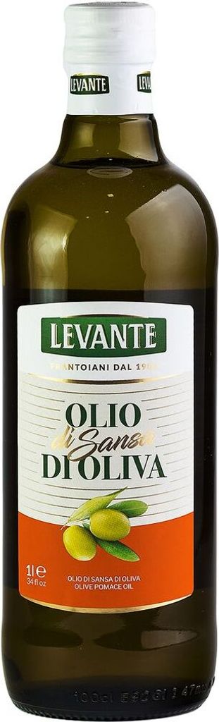 A bottle of olive oil on a white background.