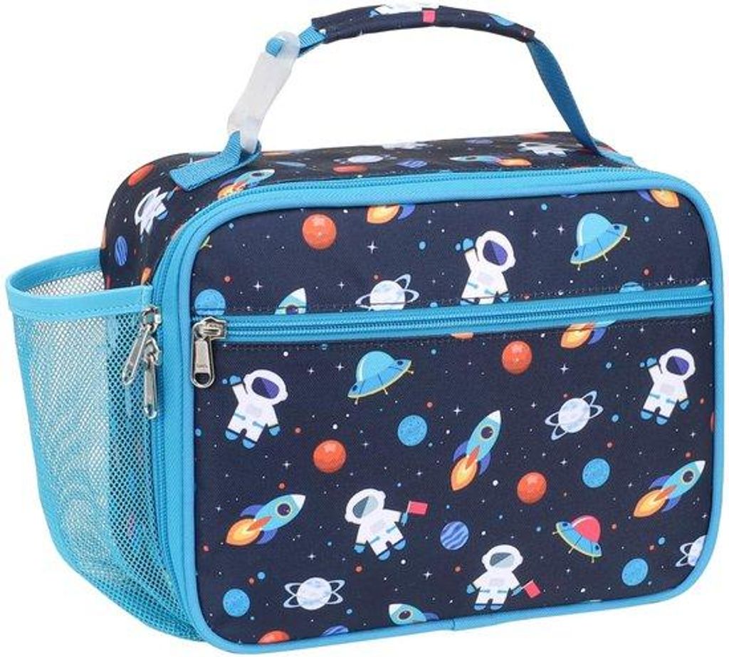 Isolierte Lunchbox für Kinder, große Koeltas mit Flaschenhalter