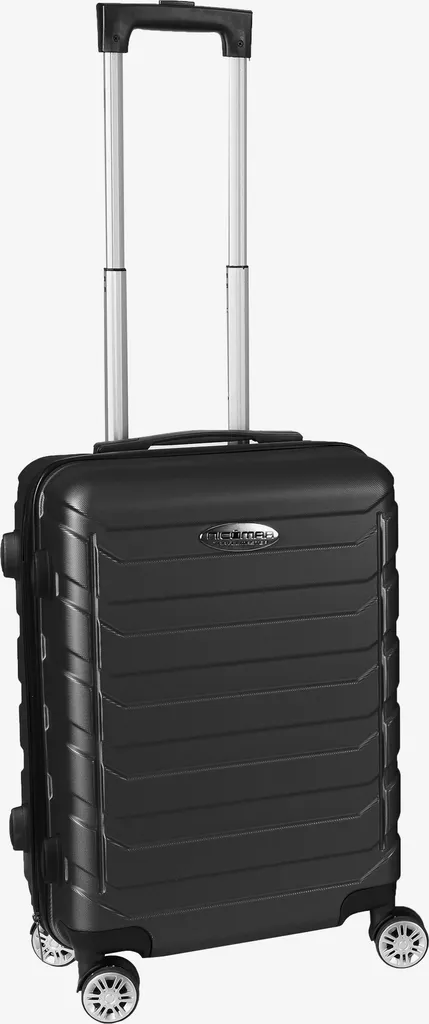 Valise de Voyage à Coque Dure Noir avec Roues 360° - Lot de 3 Tailles
