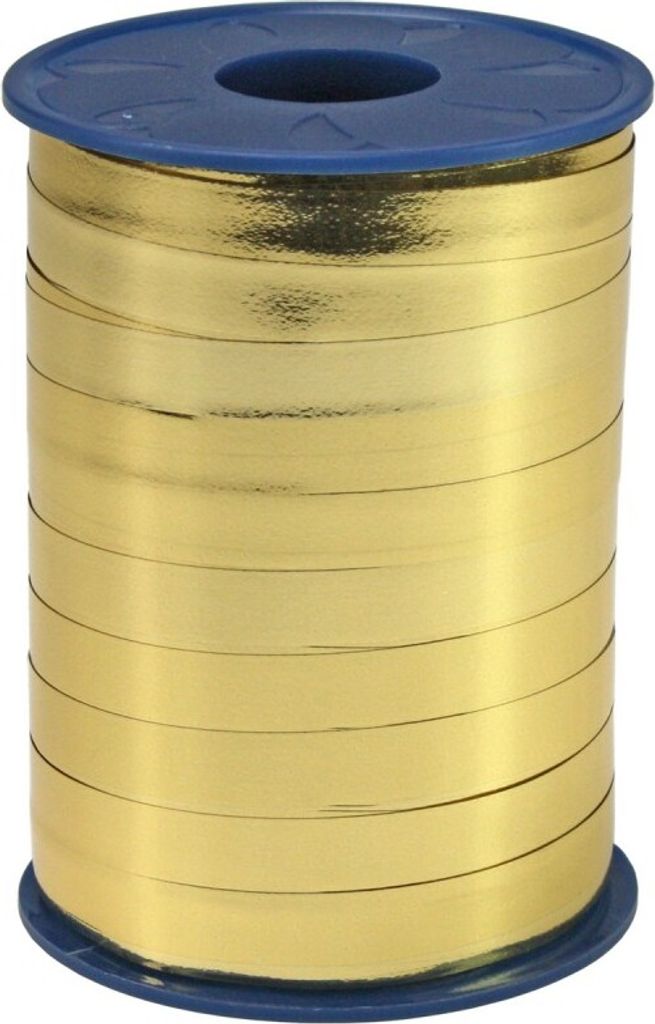 Pattberg Ringelband Metallic, 10 mm breit, gold (250 m) Produktbild 