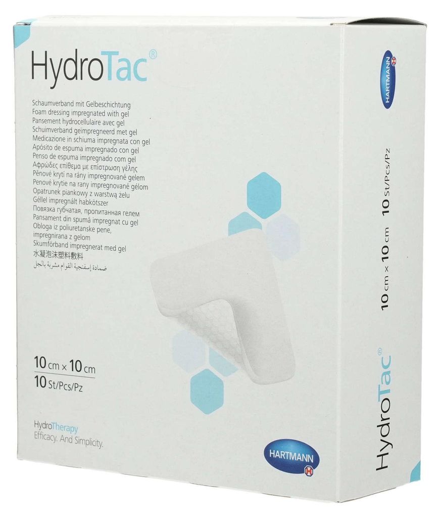 Hartmann HydroTac Schaumstoff-Wundauflage steril 10x10 cm | Produktbild 