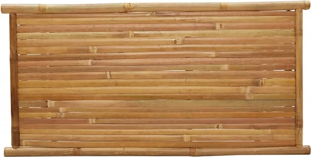 Table basse bambou 110x55 cm avec finition artisanale résistante
