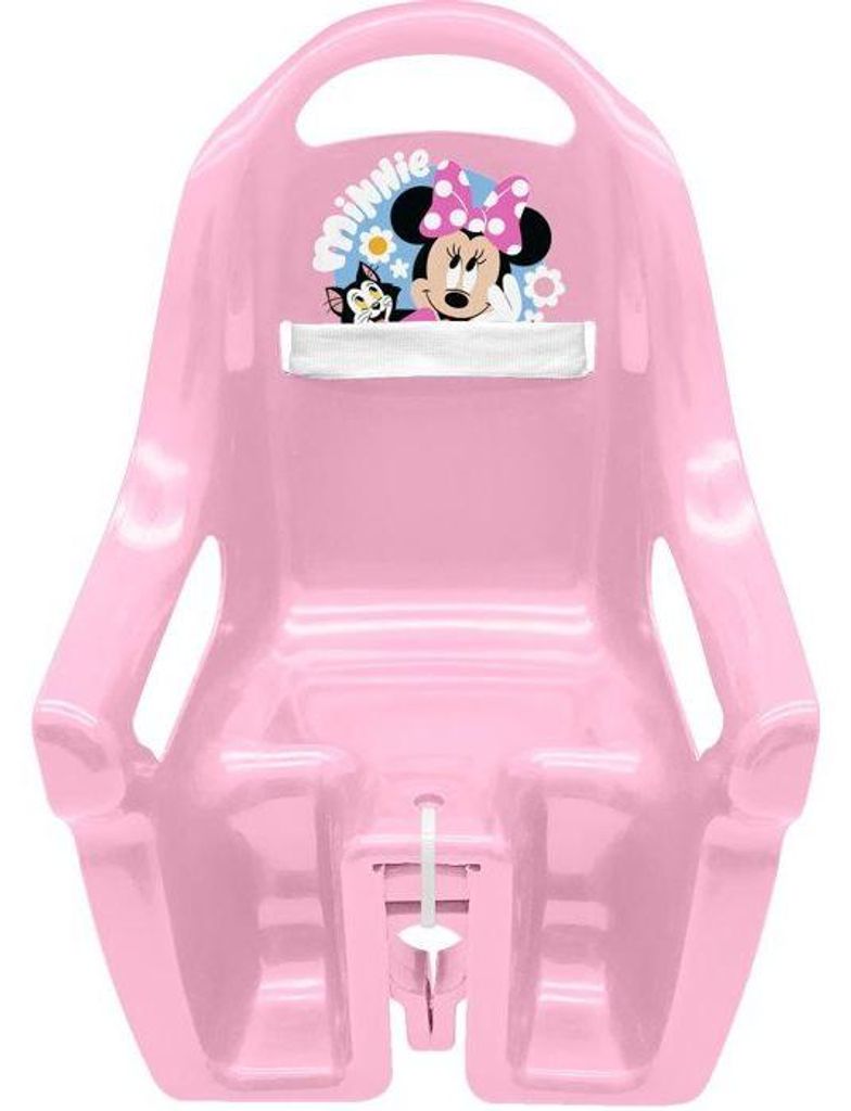 Fahrrad Puppensitz, DISNEY Minnie Maus, Rosa, Für Kinderfahrrad, Universelle Befestigung