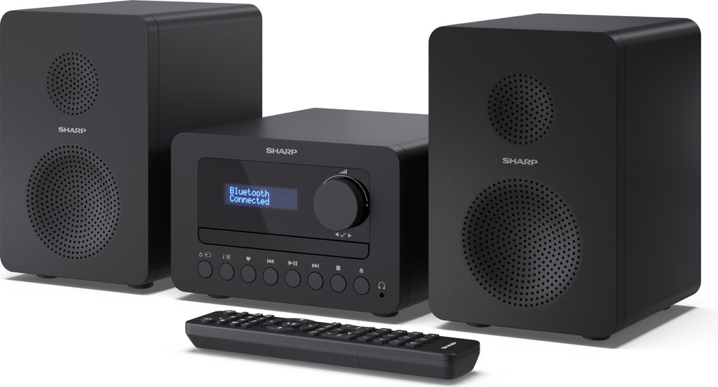SHARP Tokyo XL-B520D(BK) Tower Obrázek produktu 