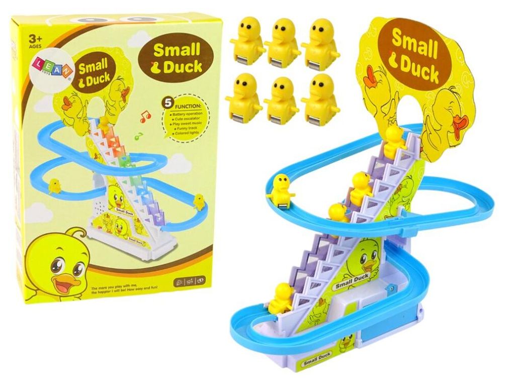 Lean Lernspiel Bahn Rutsche Enten Klettern Produktbild 