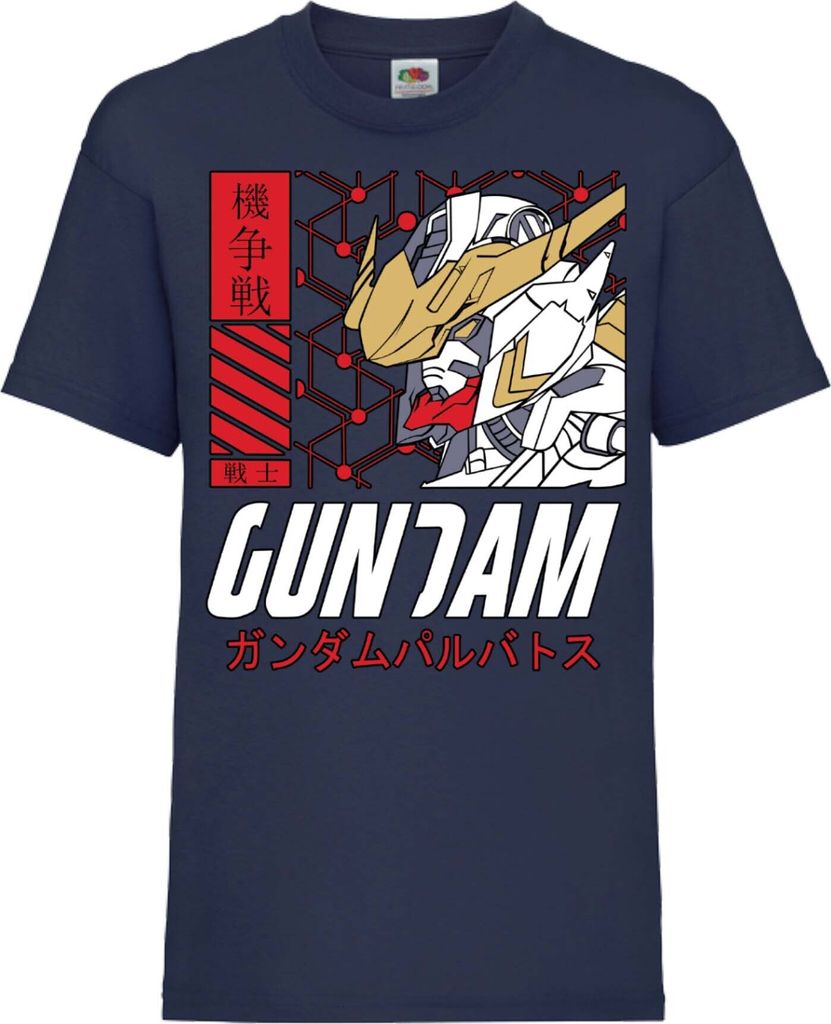 Kinder T-Shirt Mobile Suit Gundam, 12-13 Jahr - 152 / Dunkelblau