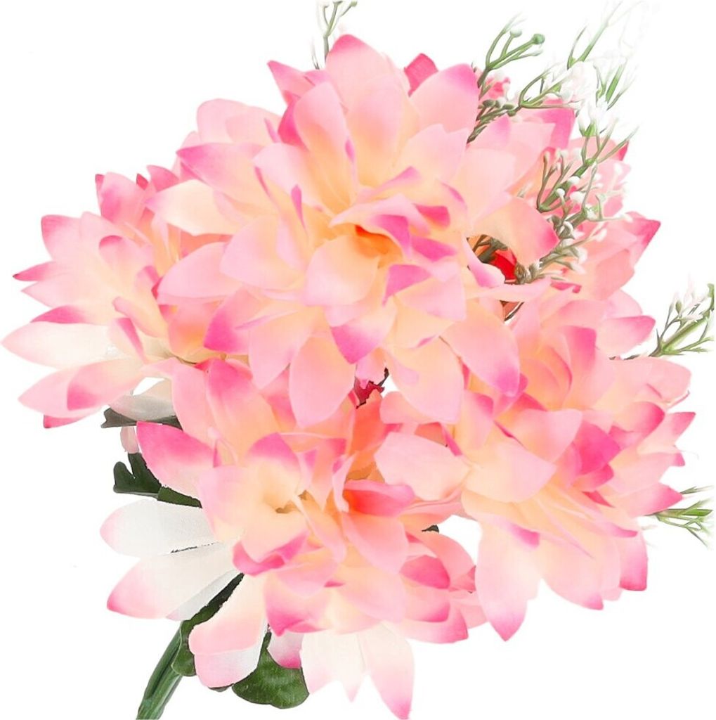 Dekolo Künstliche Blumen Blumensträuße Dahlien Deko Produktbild 