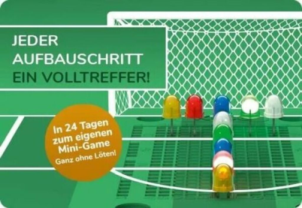 Franzis: Adventskalender Elektronik-Fußball 67333-6 Produktbild 
