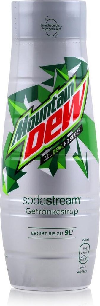 Sodastream Mountain Dew Diet Sirup 440 ml Produktbild 