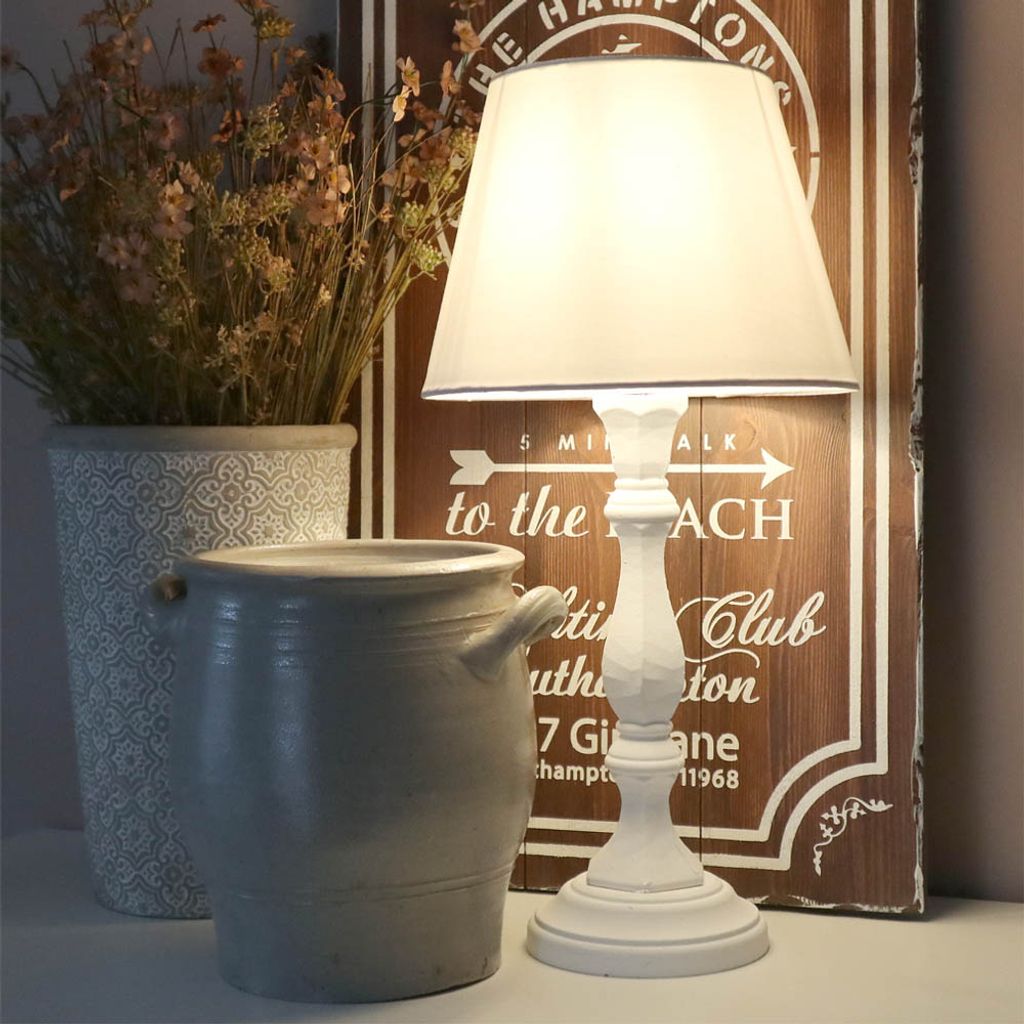 Lampe Tischlampe Nachttischlampe Stehlampe Shabby Vintage Landhaus 