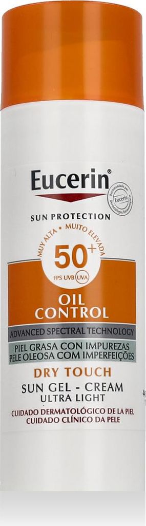 Eucerin Crema Gel Solare Controllo Olio Tocco Secco Fps50 Immagine del prodotto 